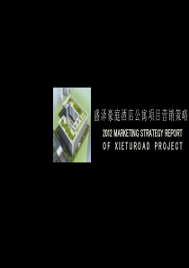 XXXX年秦皇岛盛泽豪庭酒店公寓项目营销策略