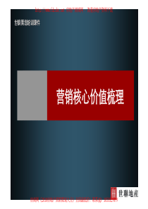 XX策划培训课件：营销核心价值梳理（PDF86页）