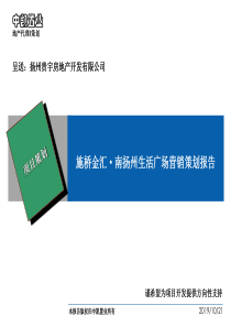 X年扬州金汇南扬州生活广场商业项目营销策划报告-12