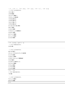 日语常用汉字词组表-含音读训读5
