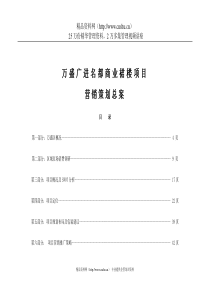 万盛广进名都商业裙楼项目营销策划总案(doc87页)
