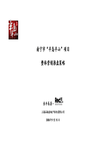 南宁市半岛半山项目整体营销推盘策略_39页