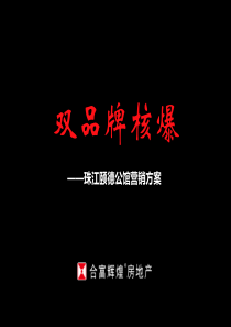 合富辉煌珠江颐德公馆项目营销方案销售推广策略