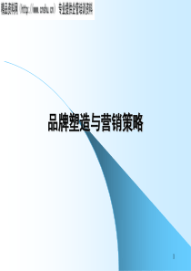 品牌塑造与营销策略（PPT61页）