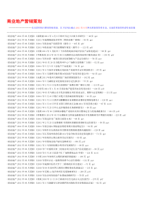 商业地产营销策划