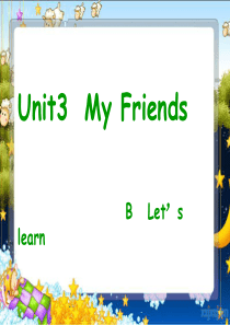 新版PEP小学英语四年级上册Unit3--Part---B