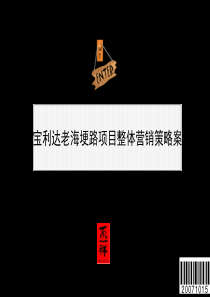 昆明宝利达老海埂路项目整体营销策略案_142PPT_至祥