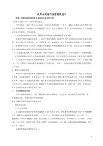 成都小灵通市场营销策划书
