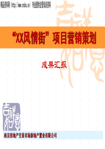 房地产-XX风情街项目营销策划成果汇报（PPT42页）