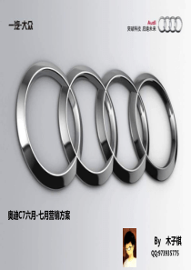 汽大众汽车奥迪营销策划方案