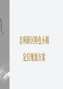 吉利特色小镇报告20180505