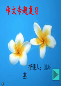 培训-课件六年级作文专题复习