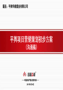 舆项目营销策划初步方案(沟通稿)