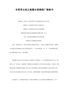 非常男女炫公寓整合营销推广策略书doc58