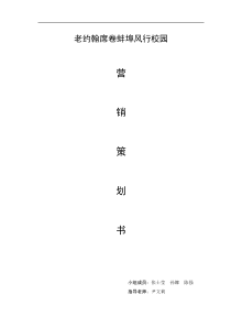 蚌埠老约翰营销推广策划书