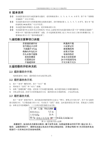 FYF30矿用遥控发送器使用说明书(配套采煤机的说明书用)