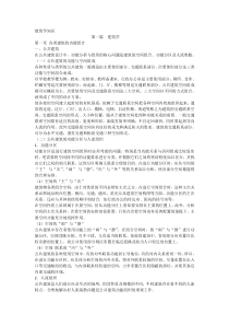 建筑学基础知识大全