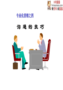 专业化营销之沟通技巧-HR猫猫