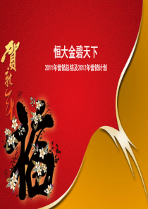 年营销总结及X年营销计划_50p_销售推广方案x