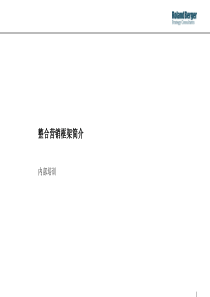 RolandBerger--整合营销内部培训