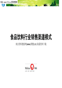 食品饮料行业销售渠道模式-娃哈哈营销渠道的发展概况(PPT