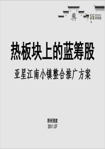 河南郑州亚星江南小镇项目整合营销推广深度研究方案201