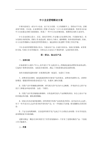 中小企业营销解决方案（DOC  7页）