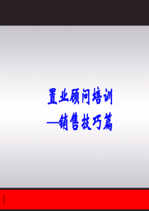房地产置业顾问销售技巧训练闵新闻