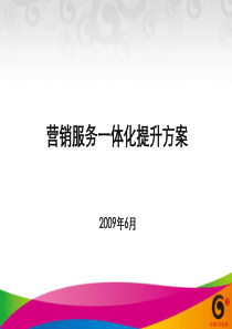 服务营销一体化提升方案0622