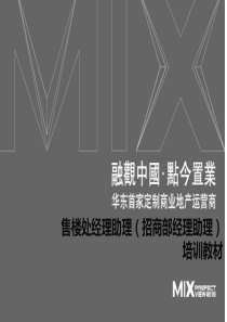 招商、销售经理助理培训教材