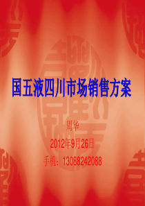 白酒“国五液”营销方案1