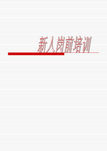 销售新人岗前培训