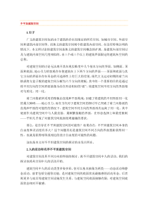不平坦建筑空间