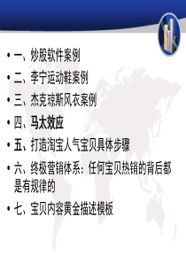 淘宝终极营销教程