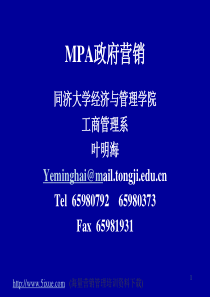 MPA政府营销