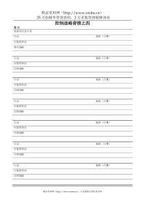 表70控制战略营销之四(1)