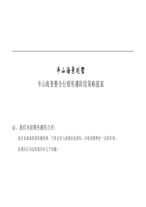 半山海景别墅整合行销提案