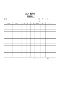 待销售成品缴库单（一）