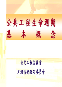 公共工程生命周期