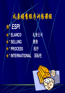 礼来销售程序训练课程