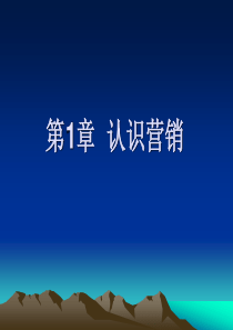 第1章认识营销