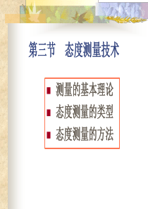 第三节测量技术（市场营销ppt课件）