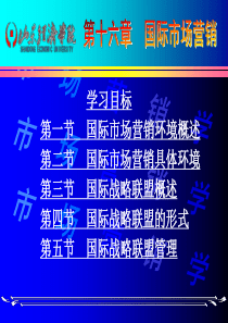 第十六章 国际市场营销