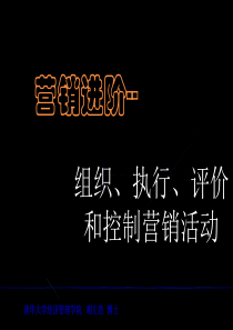 营销进阶--组织、执行、评价和控制营销活动