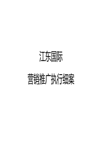 蒲江营销推广执行细案120910