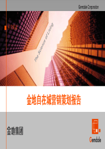 金地自在城全年营销报提报