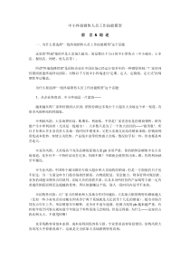 中小终端销售人员工作技能模型