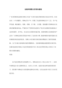 佳隆鸡精整合营销传播案(1)