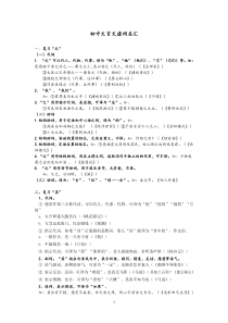 2019中考文言文虚词总汇(最新整理)
