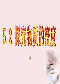 5.2探究物质的密度-课件-沪粤版